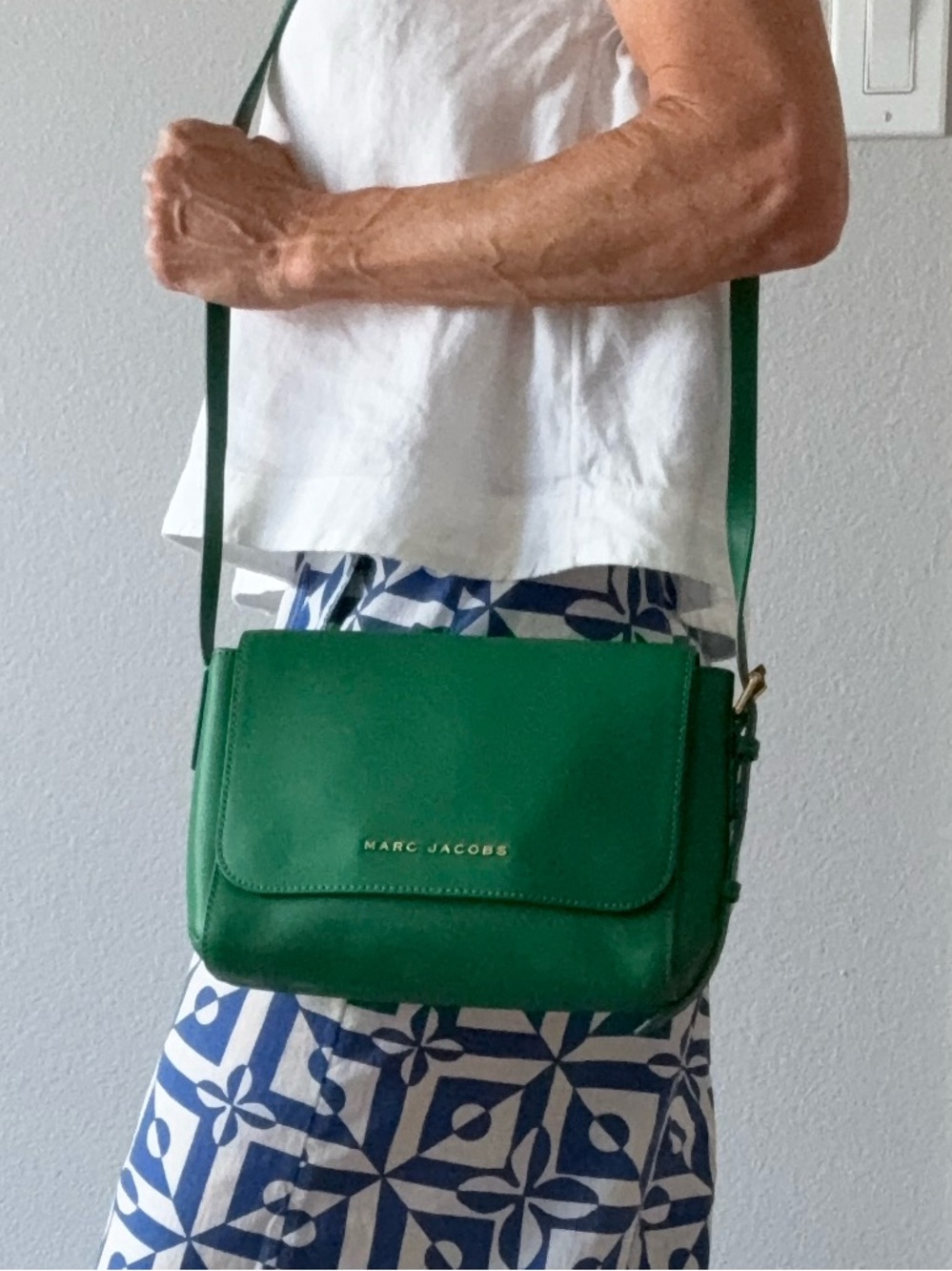 Marc Jacob’s Green Leather Crossbody Bag - Picture 3 of 11